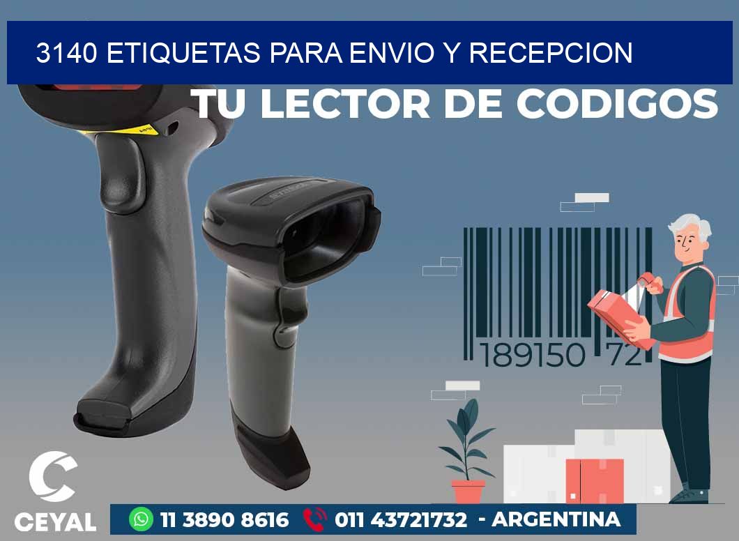 3140 ETIQUETAS PARA ENVIO Y RECEPCION