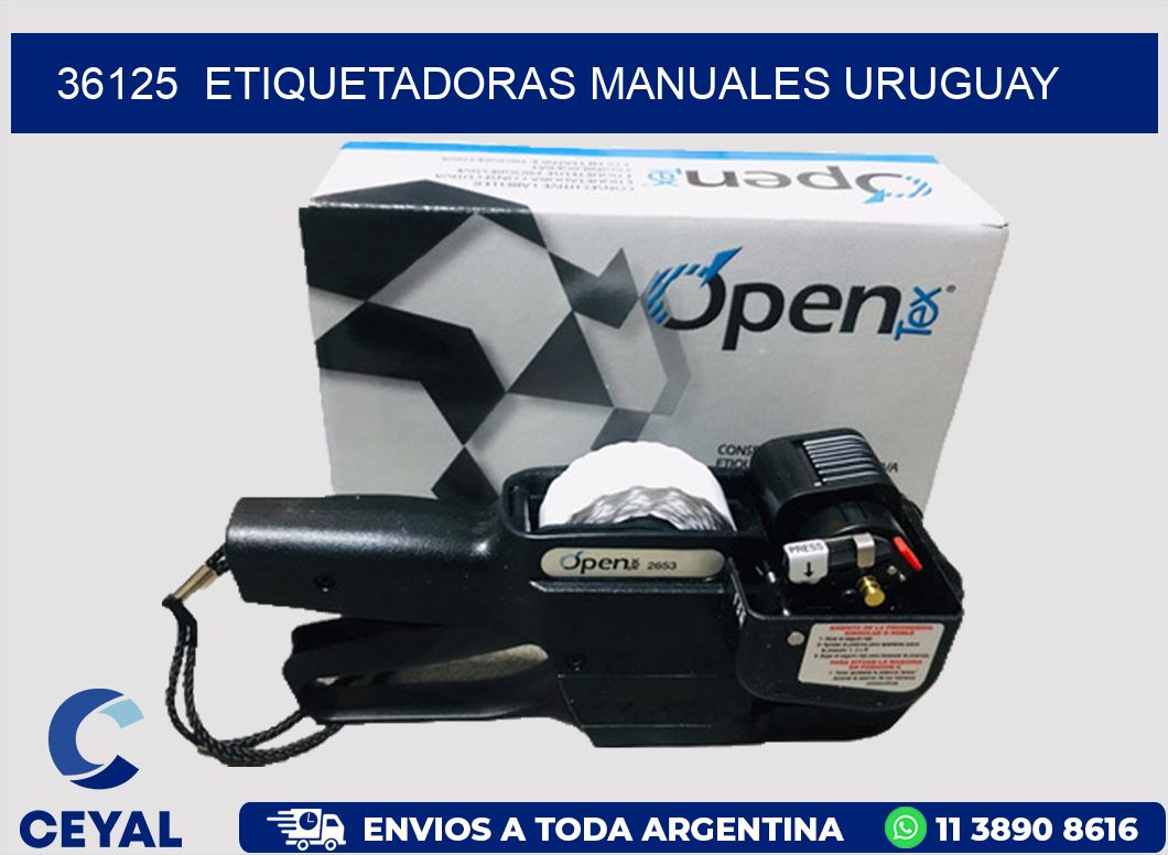 36125  ETIQUETADORAS MANUALES URUGUAY