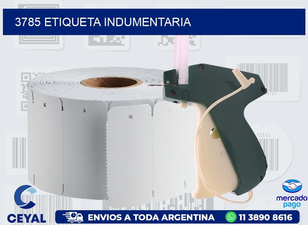 3785 ETIQUETA INDUMENTARIA