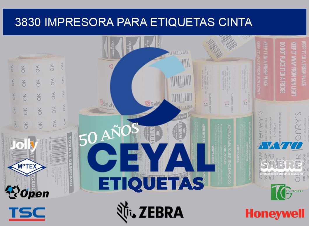 3830 IMPRESORA PARA ETIQUETAS CINTA