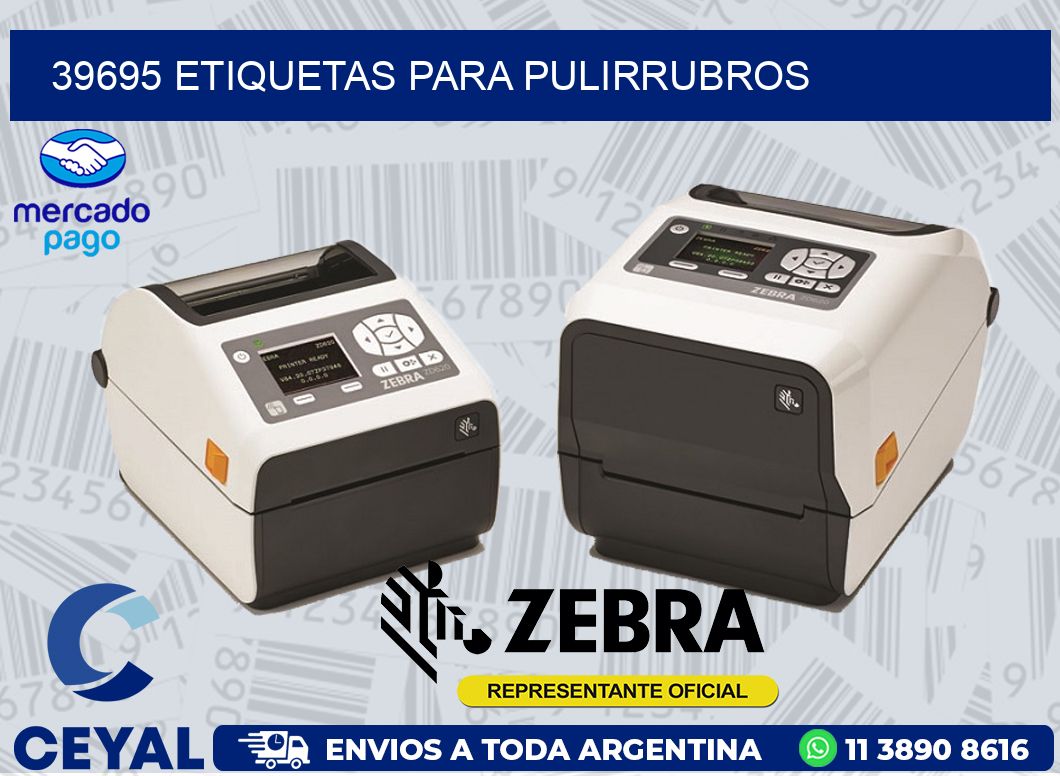 39695 ETIQUETAS PARA PULIRRUBROS