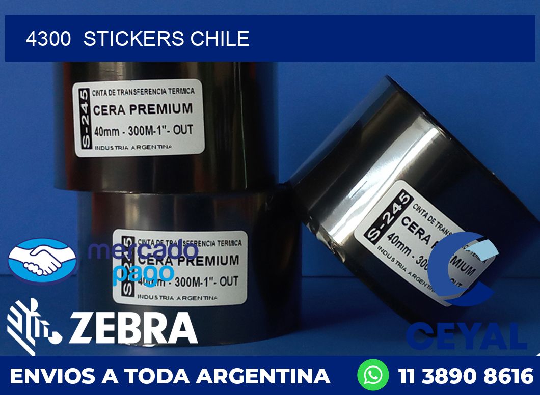 4300  STICKERS CHILE