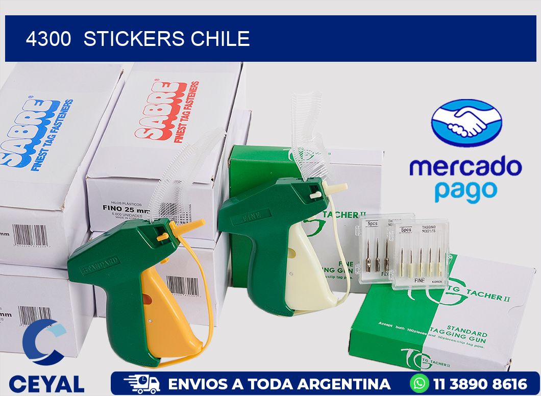 4300  STICKERS CHILE