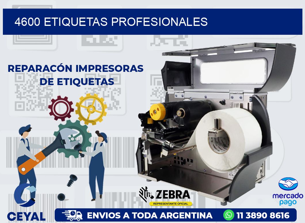 4600 ETIQUETAS PROFESIONALES