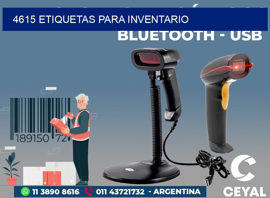 4615 ETIQUETAS PARA INVENTARIO