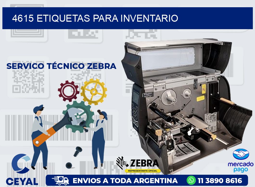 4615 ETIQUETAS PARA INVENTARIO