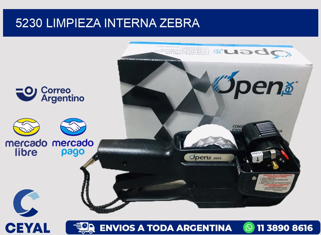 5230 LIMPIEZA INTERNA ZEBRA