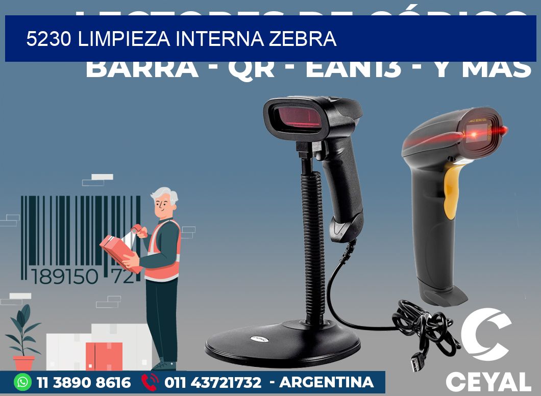 5230 LIMPIEZA INTERNA ZEBRA