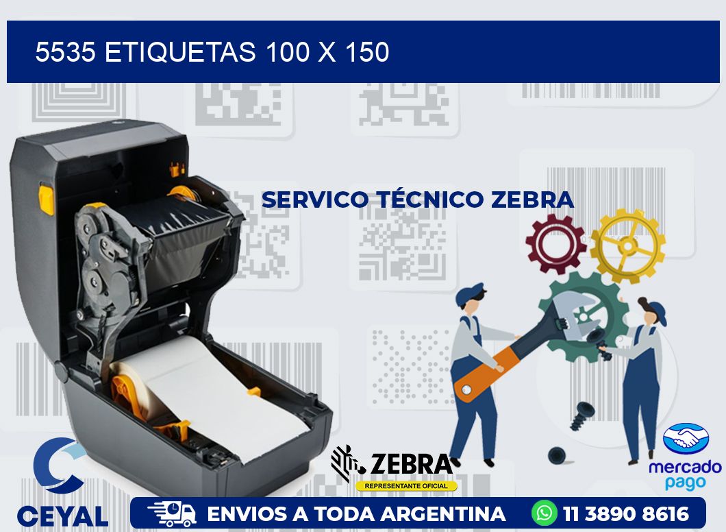5535 ETIQUETAS 100 X 150