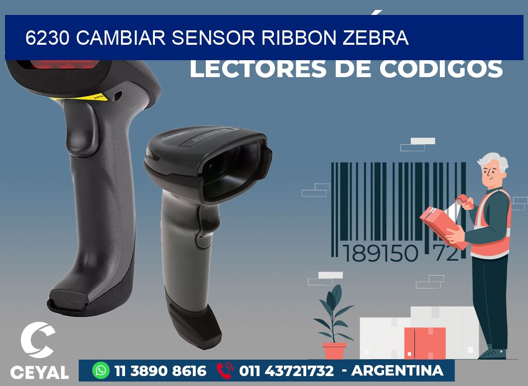 6230 CAMBIAR SENSOR RIBBON ZEBRA