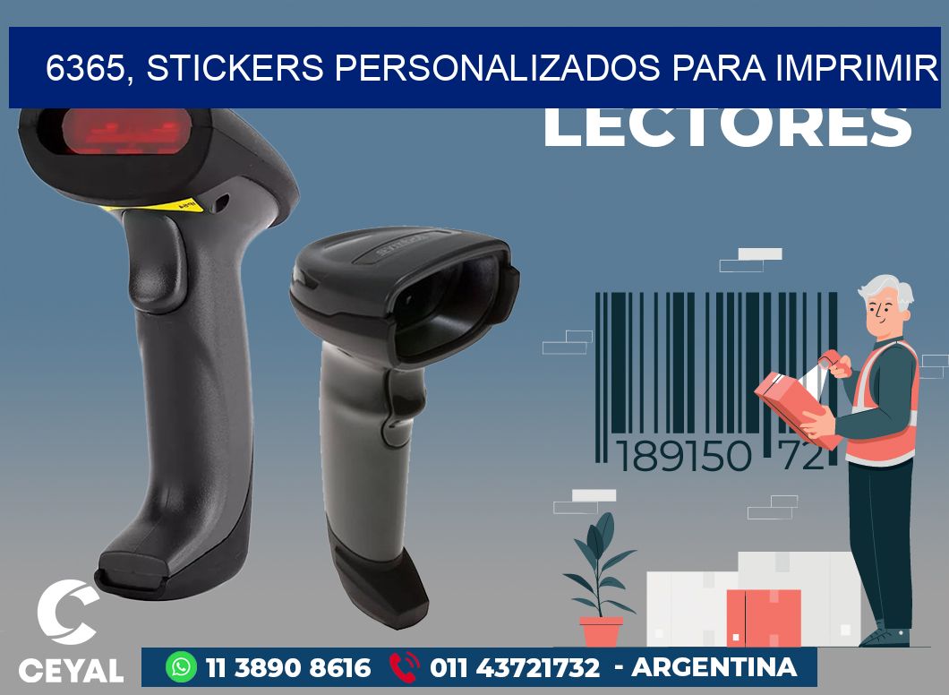 6365, stickers personalizados para imprimir