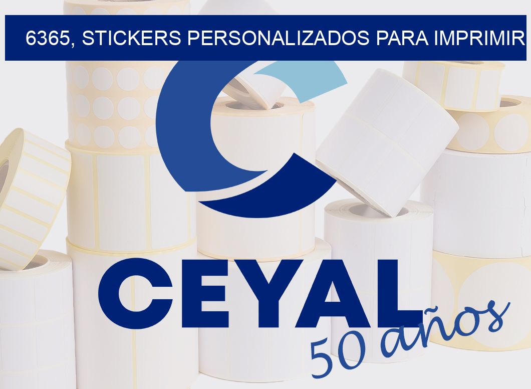 6365, stickers personalizados para imprimir