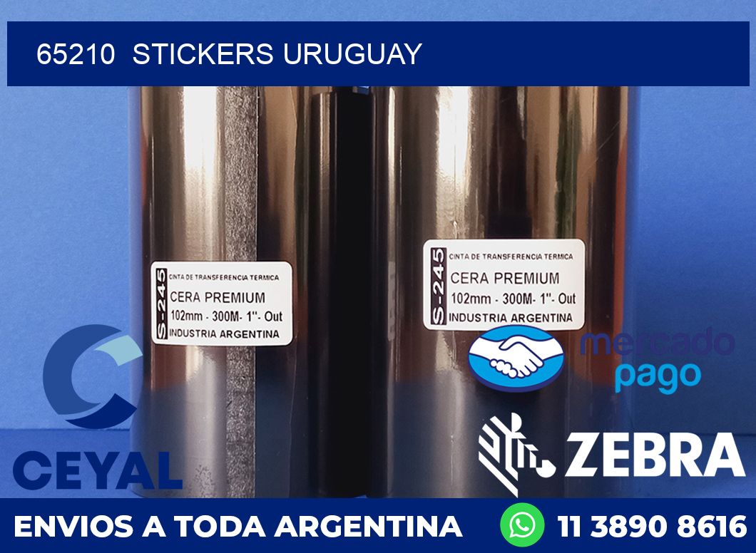 65210  STICKERS URUGUAY