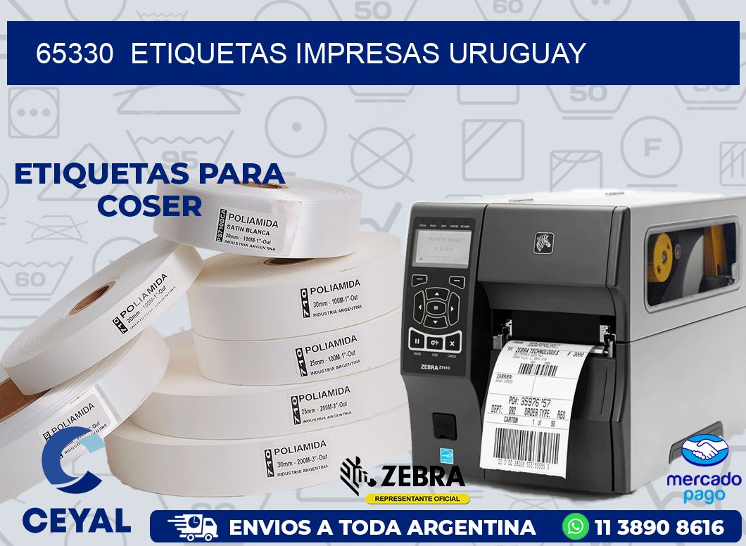 65330  ETIQUETAS IMPRESAS URUGUAY