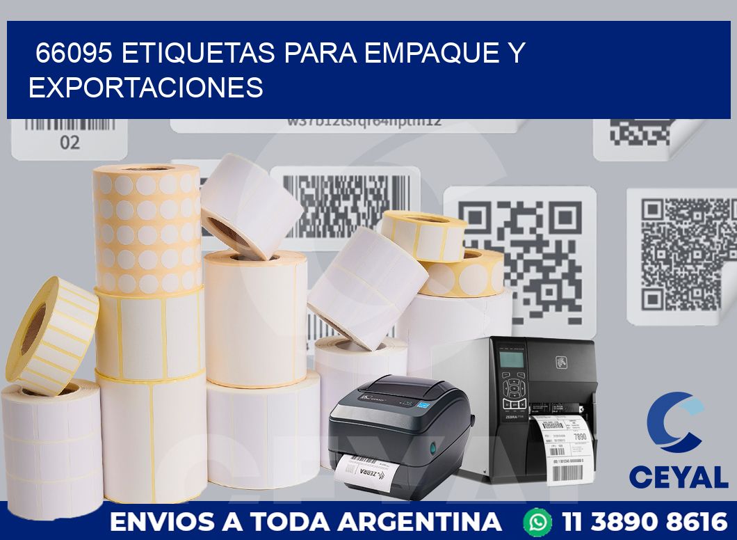 66095 ETIQUETAS PARA EMPAQUE Y EXPORTACIONES