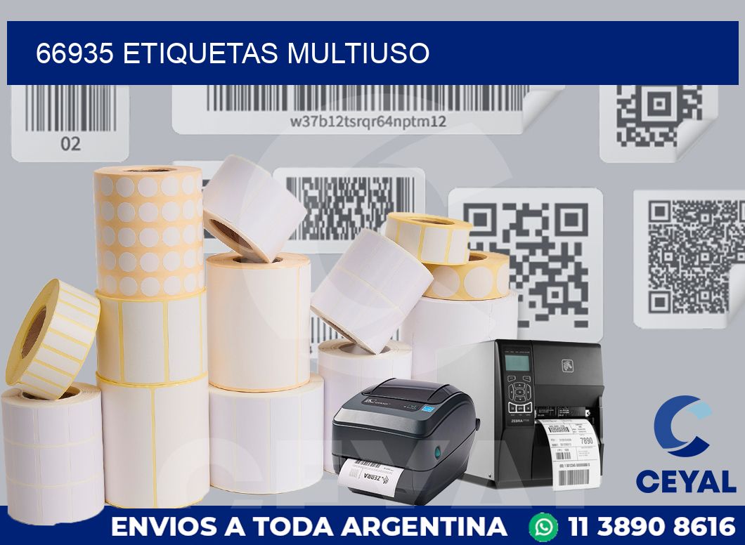 66935 ETIQUETAS MULTIUSO
