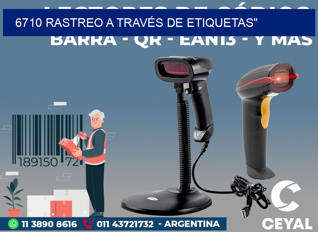 6710 RASTREO A TRAVÉS DE ETIQUETAS
