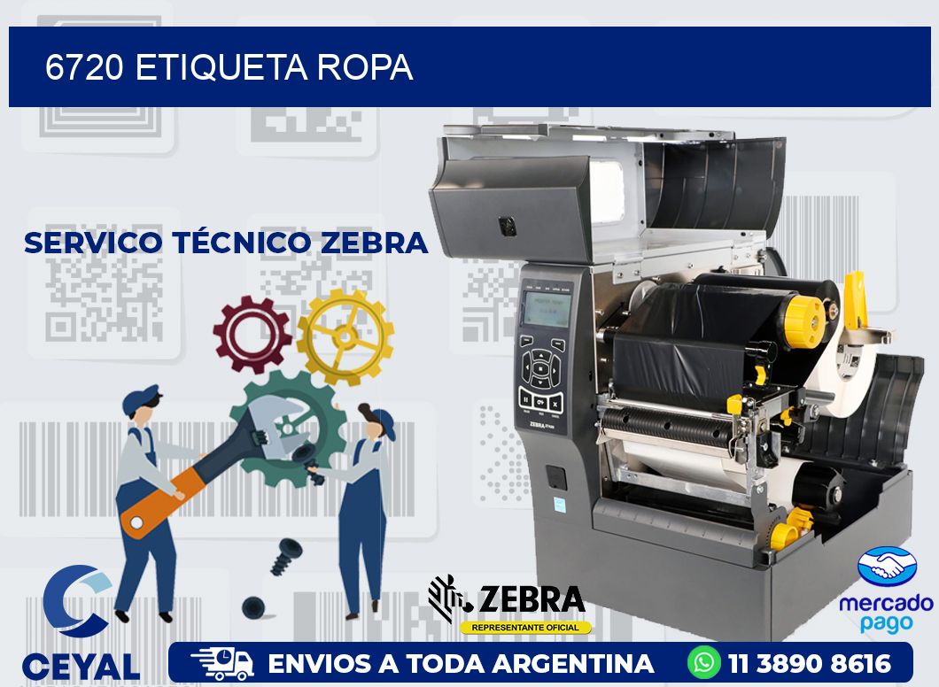 6720 ETIQUETA ROPA
