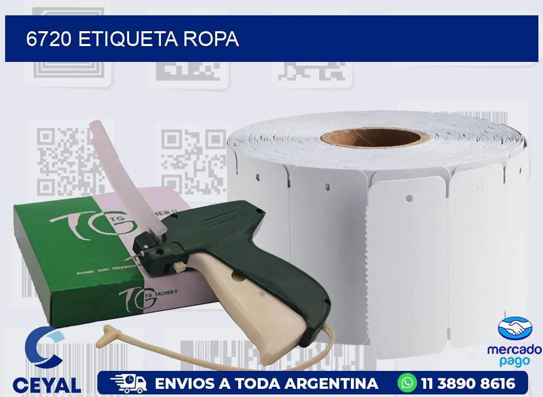 6720 ETIQUETA ROPA