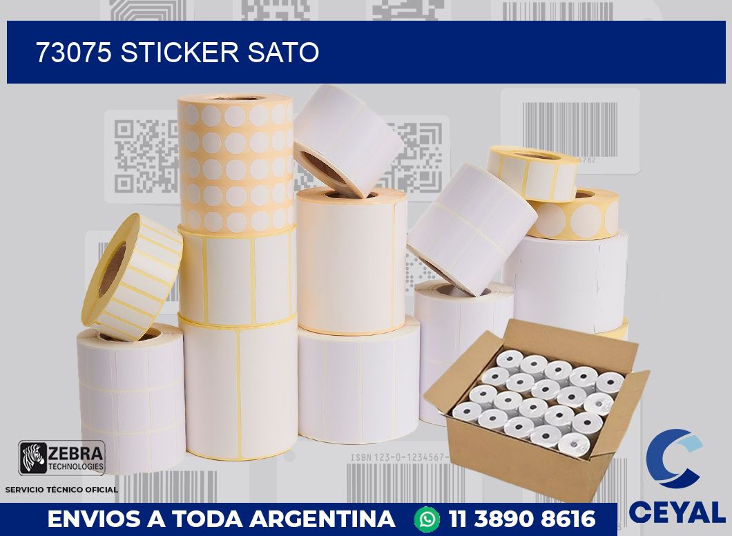 73075 STICKER SATO