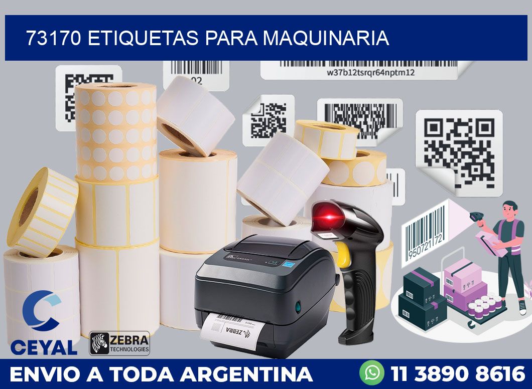 73170 ETIQUETAS PARA MAQUINARIA