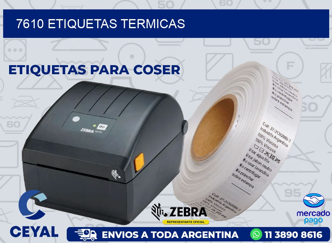 7610 ETIQUETAS TERMICAS
