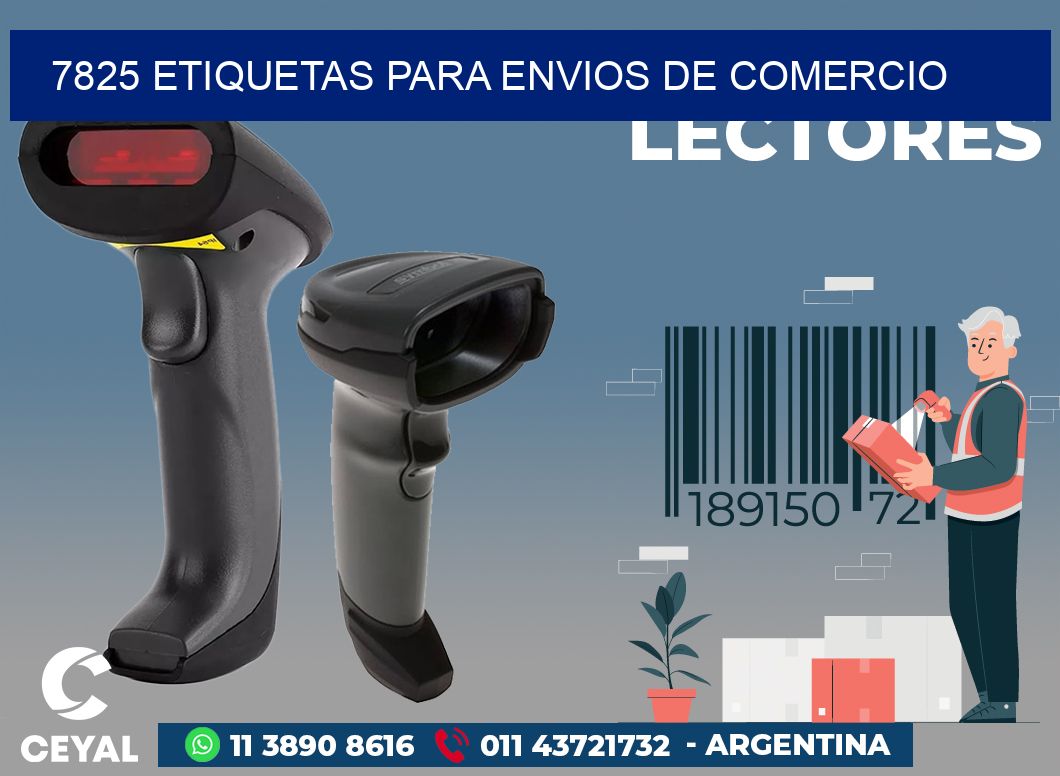 7825 ETIQUETAS PARA ENVIOS DE COMERCIO