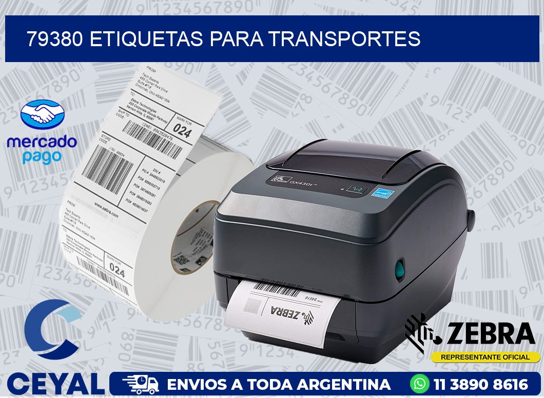 79380 ETIQUETAS PARA TRANSPORTES