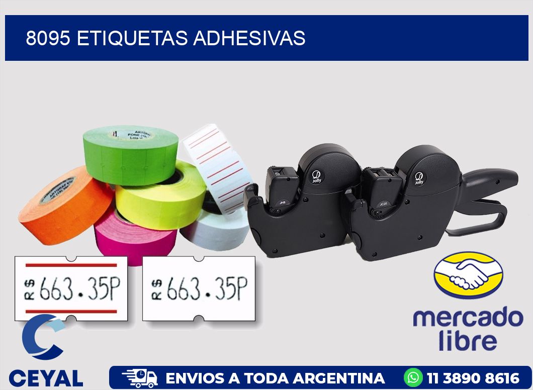 8095 ETIQUETAS ADHESIVAS