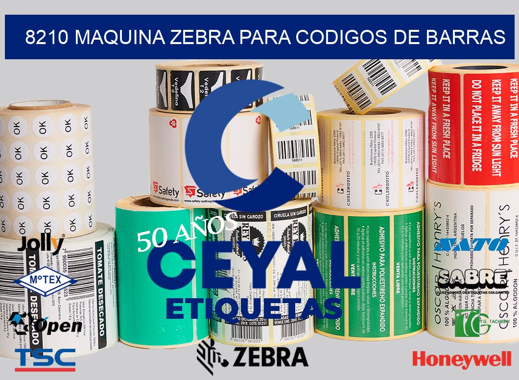 8210 MAQUINA ZEBRA PARA CODIGOS DE BARRAS