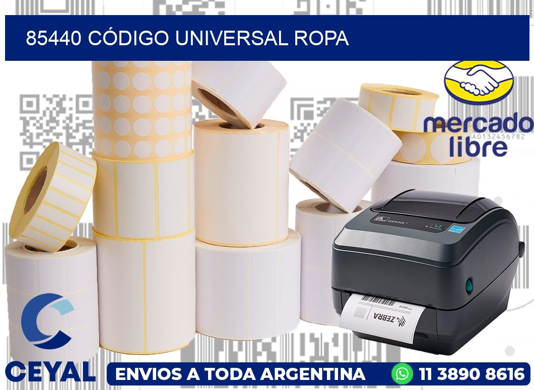 85440 CÓDIGO UNIVERSAL ROPA