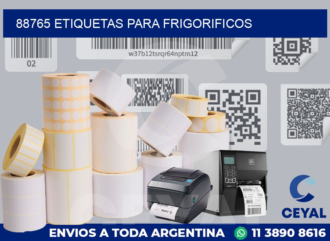 88765 ETIQUETAS PARA FRIGORIFICOS