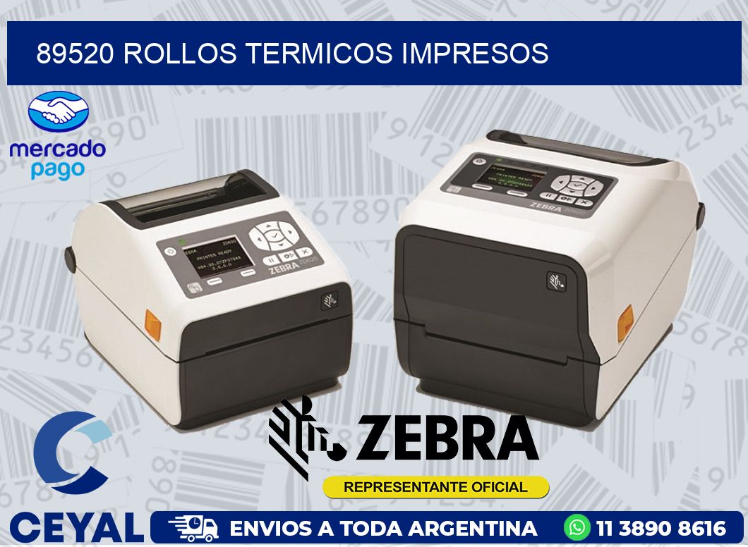 89520 ROLLOS TERMICOS IMPRESOS