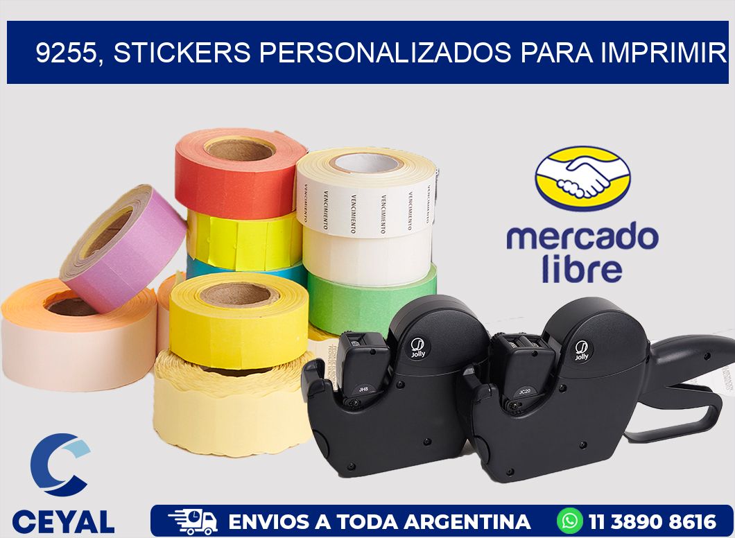 9255, stickers personalizados para imprimir