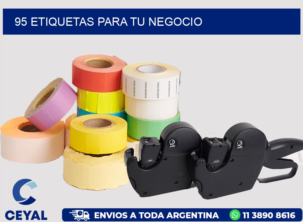 95 ETIQUETAS PARA TU NEGOCIO