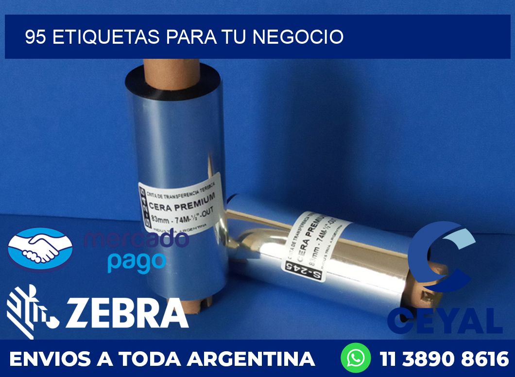 95 ETIQUETAS PARA TU NEGOCIO