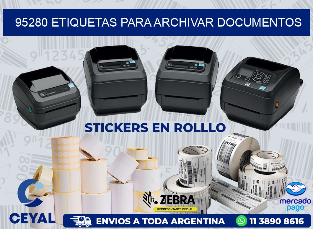 95280 ETIQUETAS PARA ARCHIVAR DOCUMENTOS