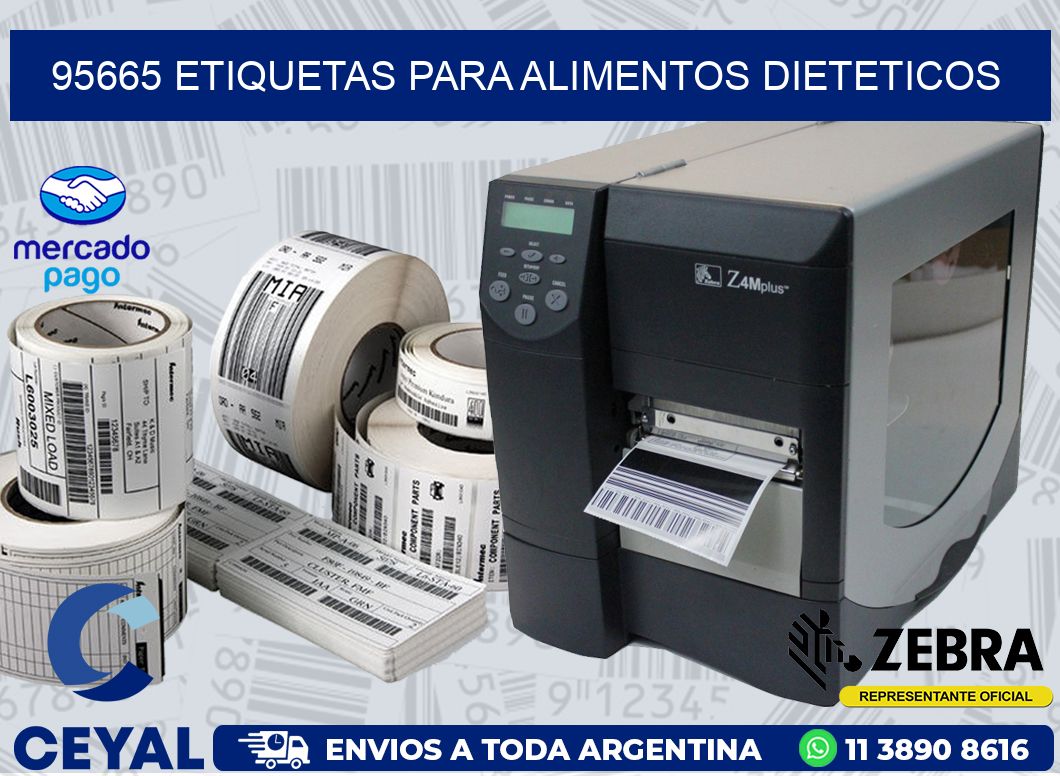 95665 ETIQUETAS PARA ALIMENTOS DIETETICOS