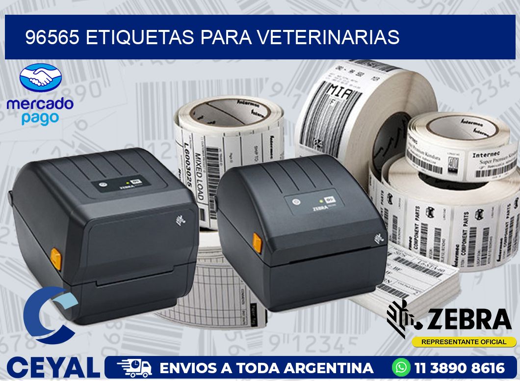 96565 ETIQUETAS PARA VETERINARIAS