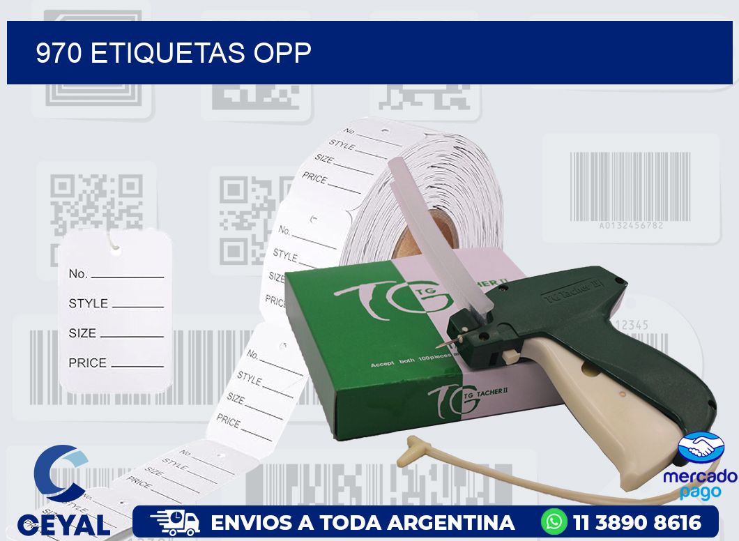 970 ETIQUETAS OPP