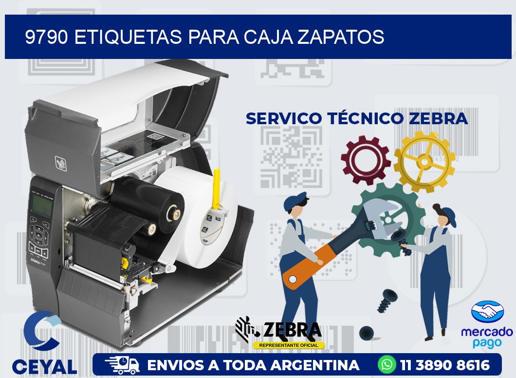 9790 ETIQUETAS PARA CAJA ZAPATOS