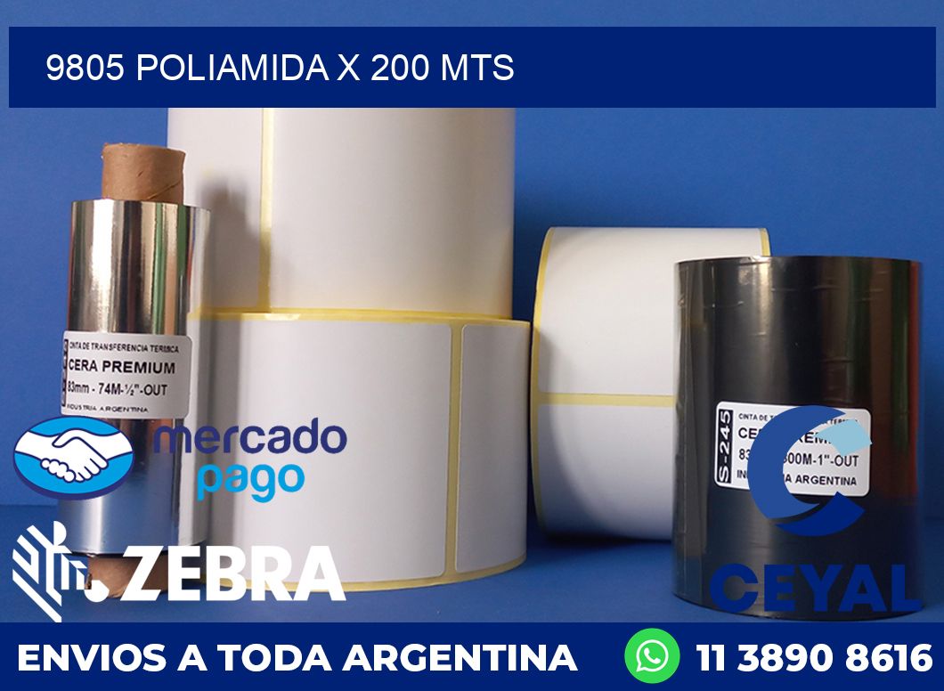9805 POLIAMIDA X 200 MTS