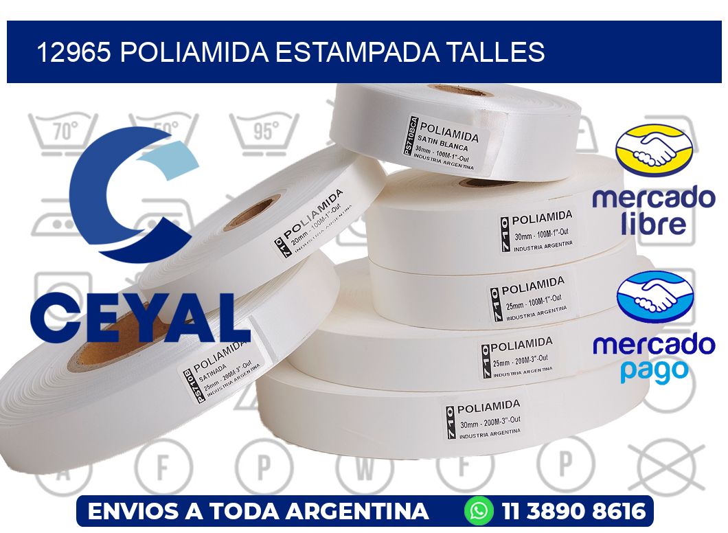 12965 POLIAMIDA ESTAMPADA TALLES