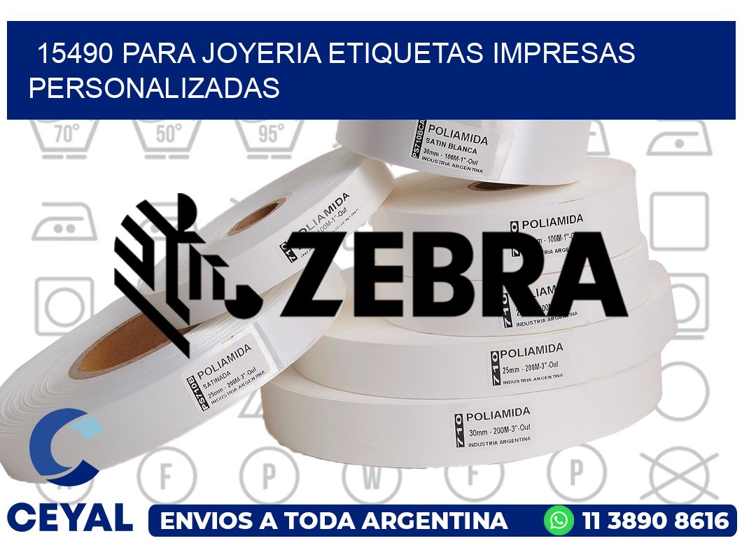 15490 PARA JOYERIA ETIQUETAS IMPRESAS PERSONALIZADAS