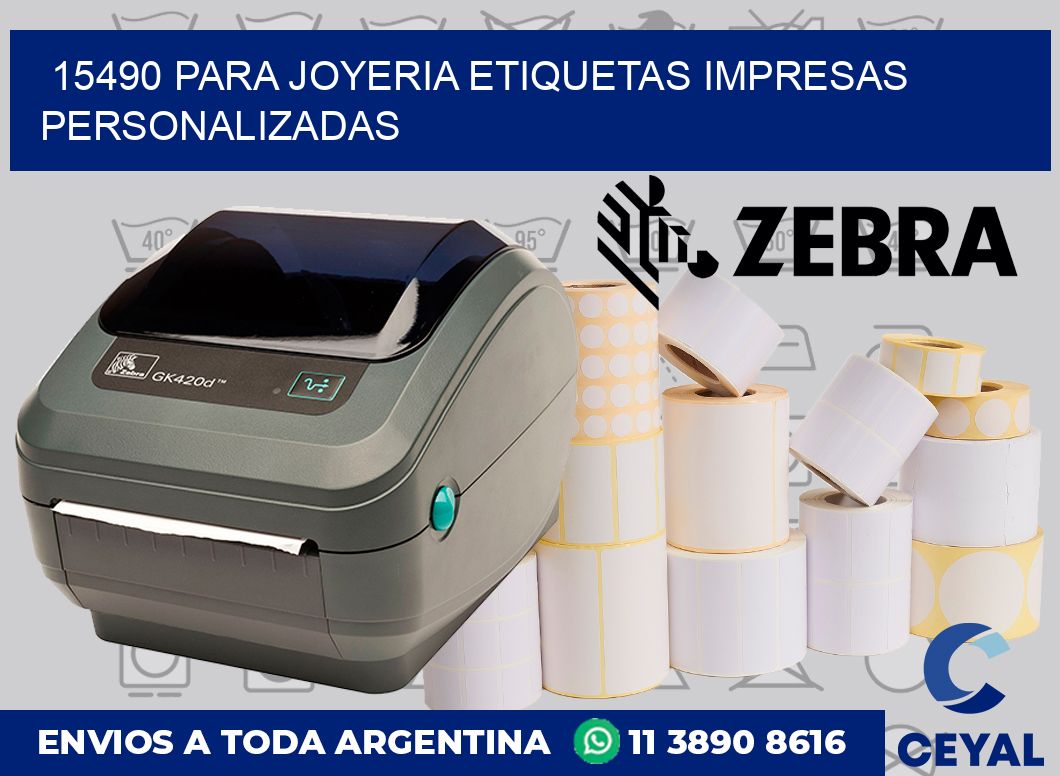 15490 PARA JOYERIA ETIQUETAS IMPRESAS PERSONALIZADAS