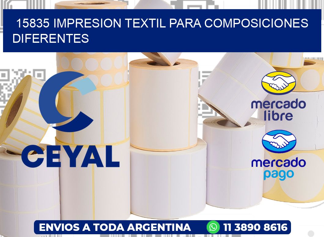 15835 IMPRESION TEXTIL PARA COMPOSICIONES DIFERENTES