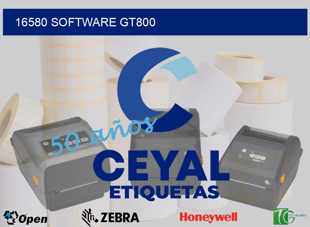 16580 SOFTWARE GT800