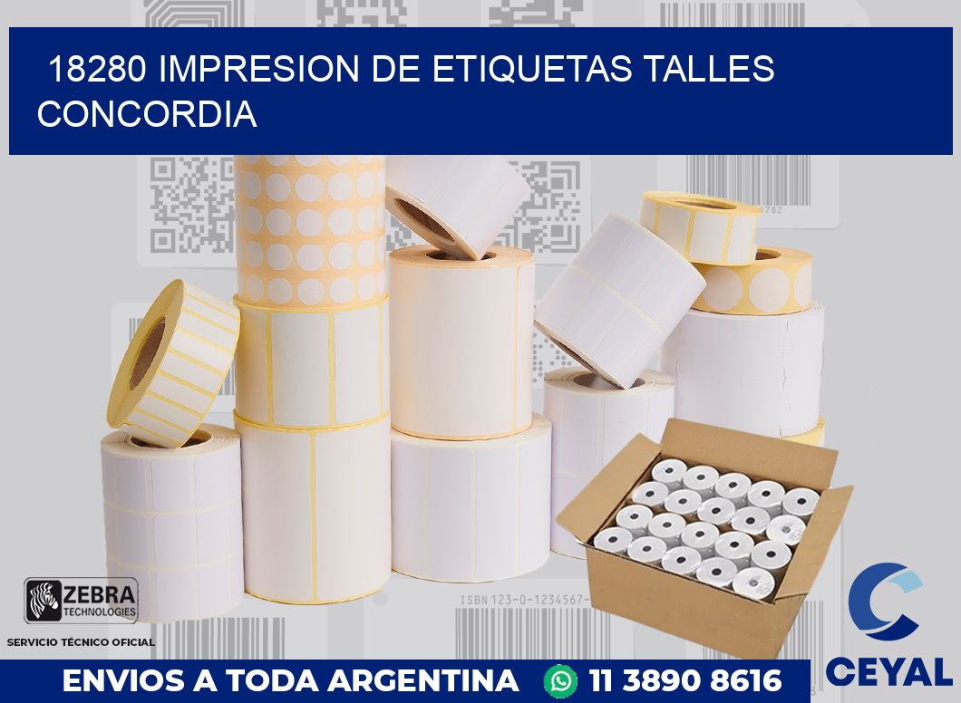 18280 IMPRESION DE ETIQUETAS TALLES CONCORDIA