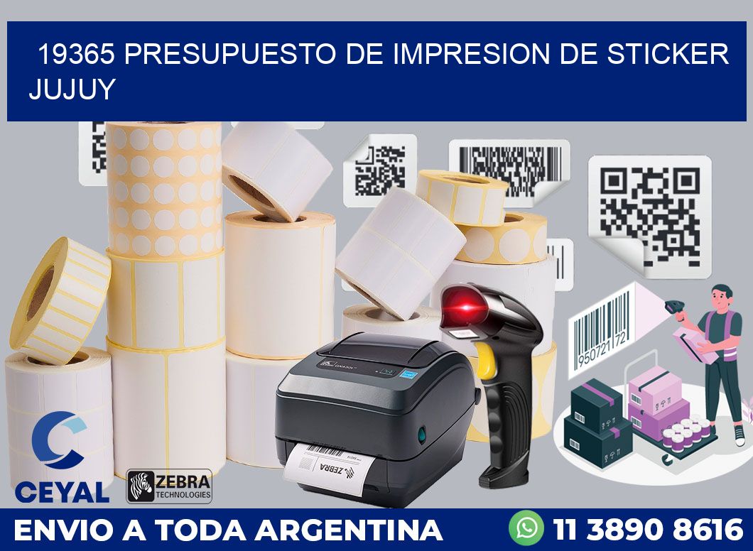19365 PRESUPUESTO DE IMPRESION DE STICKER JUJUY
