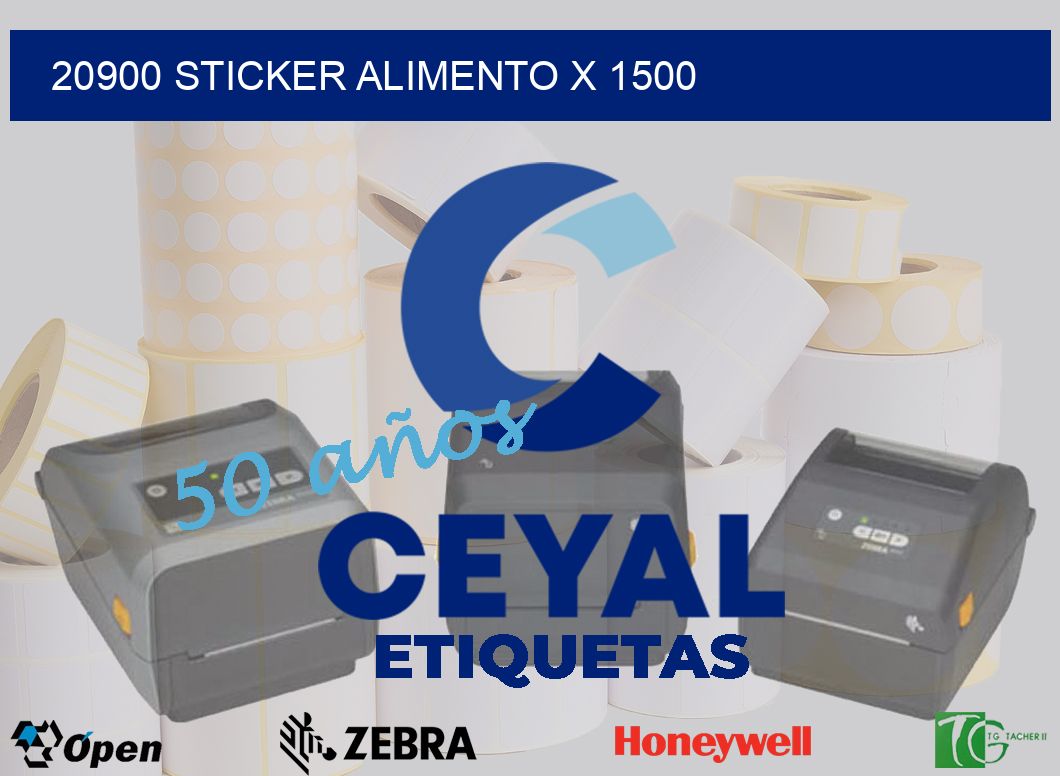 20900 sticker alimento x 1500